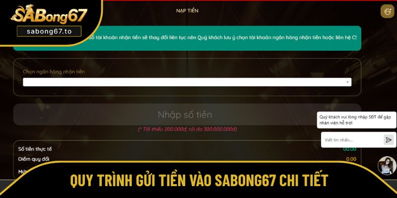 Cách nạp tiền SABong67 cụ thể, nhanh Cách nạp tiền Sabong67 cụ thể, nhanh